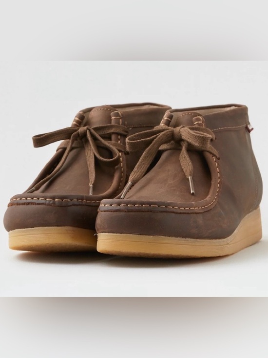 Clarks Other - Clarks Stinson Hi Beeswax Leather Wallabee Chukka Boots Men’s 8.5M Crepe Sole